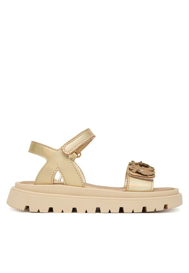 Sandały Primigi. Kolor: złoty