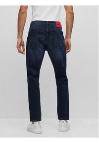 Hugo Jeansy 50493866 Granatowy Tapered Fit. Kolor: niebieski