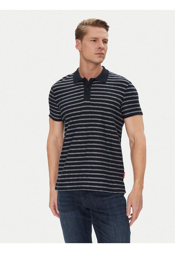 JOOP! Jeans Polo 15 JJJ-51Alaron 30045759 Granatowy Modern Fit. Typ kołnierza: polo. Kolor: niebieski. Materiał: bawełna