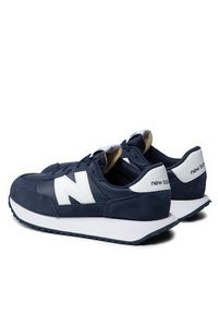 New Balance Sneakersy GS237NV1 Granatowy. Kolor: niebieski. Materiał: materiał #5