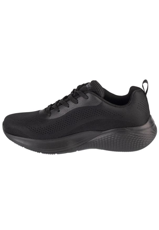 skechers - Buty do chodzenia męskie Skechers Bobs Infinity. Kolor: czarny. Materiał: materiał, syntetyk. Szerokość cholewki: normalna. Sport: turystyka piesza