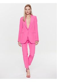 Kontatto Spodnie materiałowe CO9000 Różowy Slim Fit. Kolor: różowy. Materiał: materiał, syntetyk #3