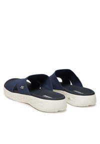 skechers - Skechers Klapki On-The-Go 600-Oceanside 140003/NVY Granatowy. Kolor: niebieski. Materiał: materiał #6