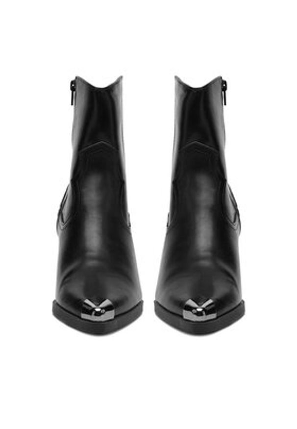 DeeZee Kowbojki BZRB0184-24 Czarny. Kolor: czarny. Materiał: syntetyk, materiał