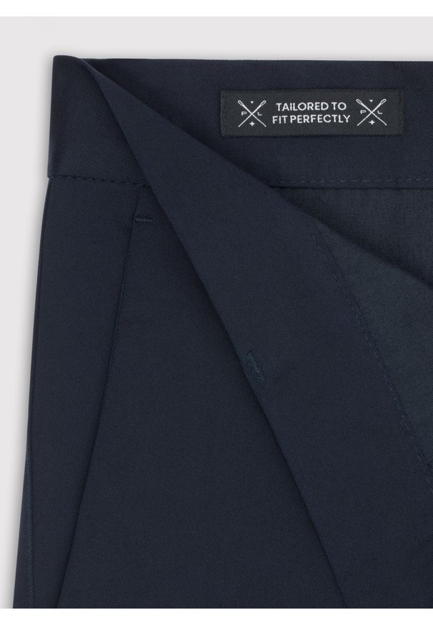 Pako Lorente - PAKO LORENTE - Granatowe szorty męskie z bawełną. Kolor: niebieski, beżowy, czarny. Materiał: bawełna. Wzór: gładki. Sezon: lato