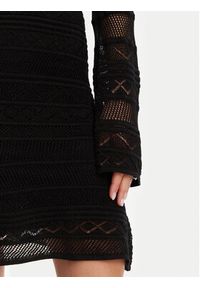 Guess Sukienka dzianinowa W5GK48 Z3E22 Czarny Slim Fit. Kolor: czarny. Materiał: wiskoza #5