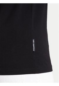 Karl Lagerfeld - KARL LAGERFELD T-Shirt 755041 553225 Czarny Regular Fit. Typ kołnierza: dekolt w karo. Kolor: czarny. Materiał: bawełna #3