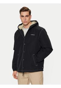 Quiksilver Kurtka przejściowa Rain Cloud EQYJK04110 Czarny Regular Fit. Kolor: czarny. Materiał: bawełna