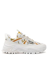 Versace Jeans Couture Sneakersy 77VA3SVG ZP321 Biały. Kolor: biały. Materiał: skóra