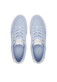 TOMMY HILFIGER - Tommy Hilfiger Sneakersy Essential Vulc Textile Sneaker FW0FW08323 Błękitny. Kolor: niebieski. Materiał: materiał