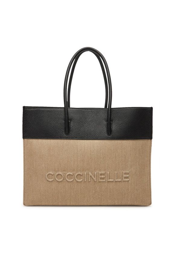 Coccinelle Torebka E1 S91 18 02 01 Beżowy. Kolor: beżowy