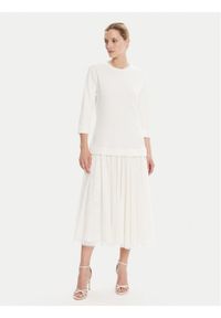 JOOP! Sukienka codzienna 58 253JE58Taren 30047770 Écru Regular Fit. Okazja: na co dzień. Materiał: syntetyk. Typ sukienki: proste. Styl: casual