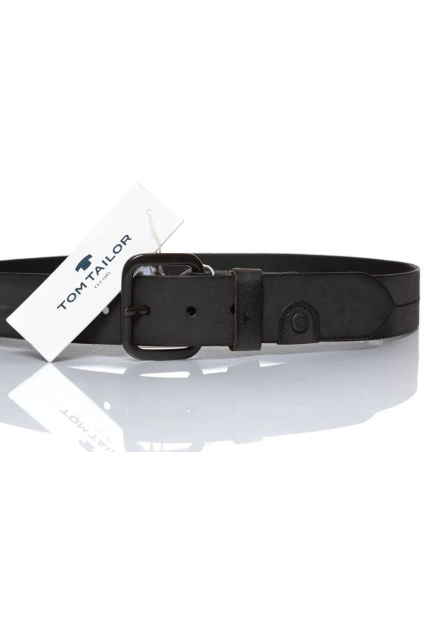 Tom Tailor - TOM TAILOR PASEK SKÓRZANY TG1027H53 0790 40mm Gürtel. Materiał: skóra. Wzór: paski, jednolity. Styl: klasyczny, casual, elegancki
