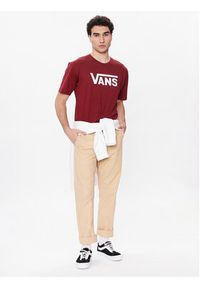 Vans T-Shirt Classic VN000GGG Czerwony Classic Fit. Kolor: czerwony. Materiał: bawełna #4