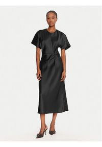 Rinascimento Sukienka koktajlowa CFC0125718003 Czarny Regular Fit. Kolor: czarny. Materiał: syntetyk. Styl: wizytowy #1