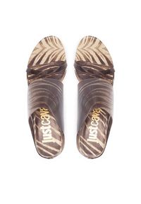 Just Cavalli Klapki 80RA3S48 ZSE42 Beżowy. Kolor: beżowy. Materiał: syntetyk #3