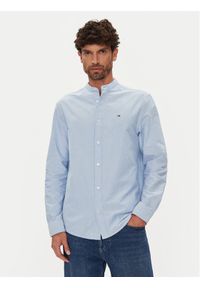 Tommy Jeans Koszula Essential DM0DM21690 Błękitny Regular Fit. Kolor: niebieski. Materiał: bawełna