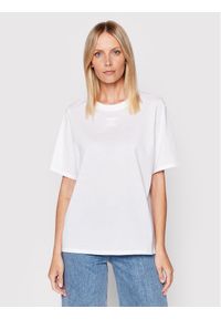 Notes du Nord - Notes Du Nord T-Shirt Dara 12747 Biały Relaxed Fit. Kolor: biały. Materiał: bawełna