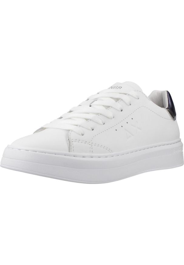 Buty SUN68 GRACE LEATHER Biały. Kolor: biały. Materiał: tkanina, skóra. Sport: turystyka piesza
