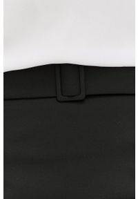 Marella Spódnica kolor czarny midi ołówkowa. Stan: podwyższony. Kolor: czarny. Materiał: włókno, materiał, tkanina. Wzór: gładki