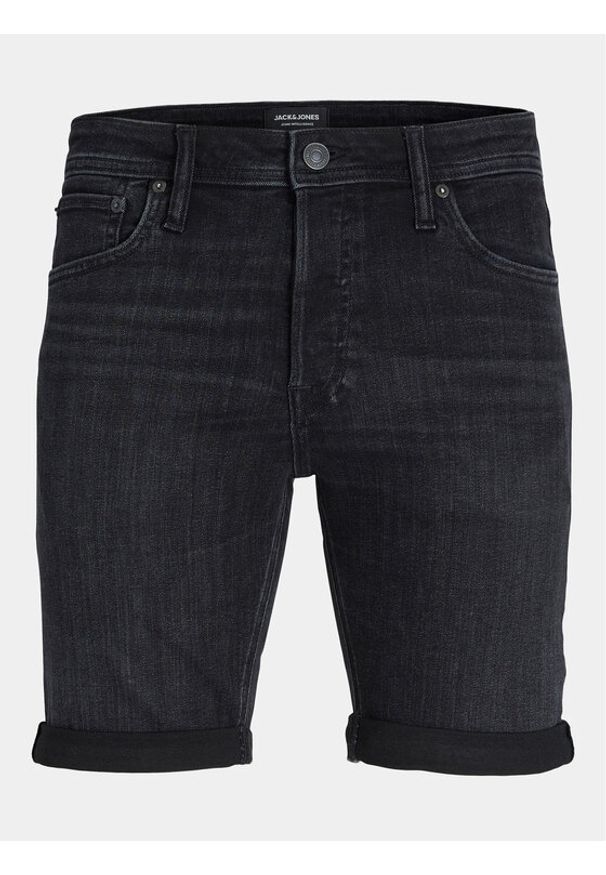 Jack & Jones - Jack&Jones Szorty jeansowe Rick 12257109 Granatowy Regular Fit. Kolor: niebieski. Materiał: bawełna