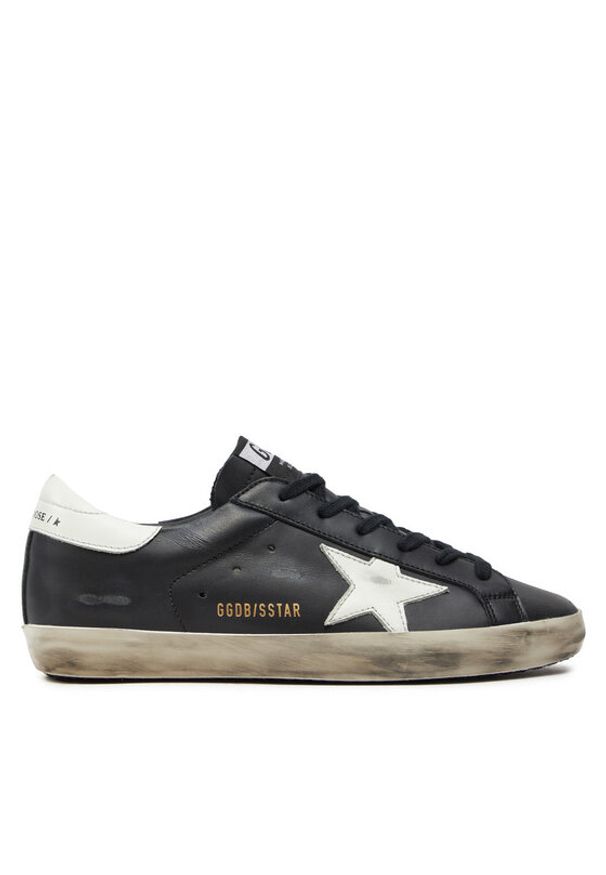 GOLDEN GOOSE - Golden Goose Sneakersy Super-Star Classic With List GWF00101.F000321.80203 Czarny. Kolor: czarny. Materiał: skóra