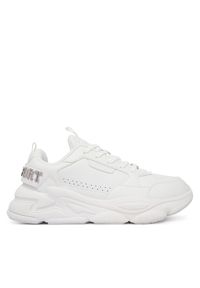 Plein Sport Sneakersy FAES USC0855 SLE004N Biały. Kolor: biały. Materiał: skóra #1