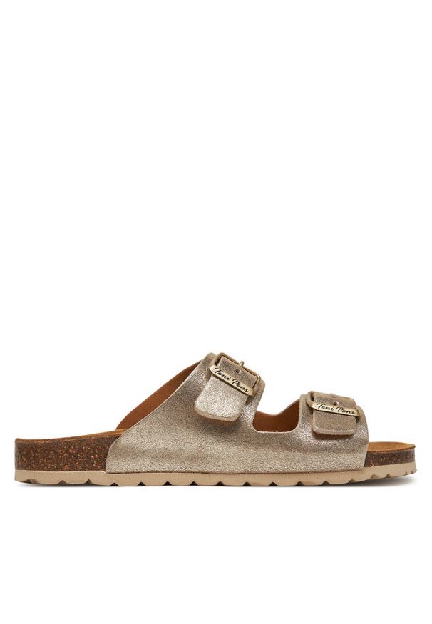 Klapki Toni Pons. Kolor: złoty