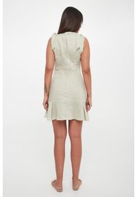 Armani Exchange - Sukienka lniana ARMANI EXCHANGE. Materiał: len #3