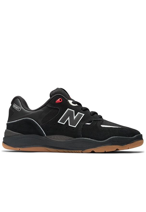 Buty New Balance Numeric NM1010RB - czarne. Kolor: czarny. Materiał: guma, skóra, materiał, tkanina, zamsz. Szerokość cholewki: normalna. Sport: skateboard, fitness, bieganie