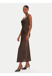 Guess Sukienka codzienna W5GK85 WH9C2 Brązowy Regular Fit. Okazja: na co dzień. Kolor: brązowy. Materiał: syntetyk. Typ sukienki: proste. Styl: casual #5