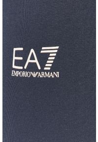EA7 Emporio Armani - Legginsy 8NTP63.TJ01Z. Stan: podwyższony. Kolor: niebieski. Materiał: dzianina #4