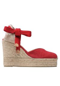 Castañer Espadryle Chiara/8ED/002 021668-604 Czerwony. Kolor: czerwony. Materiał: materiał #7