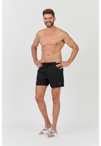 Emporio Armani - EMPORIO ARMANI Czarne męskie kąpielówki, Rozmiar 50. Kolor: czarny #6