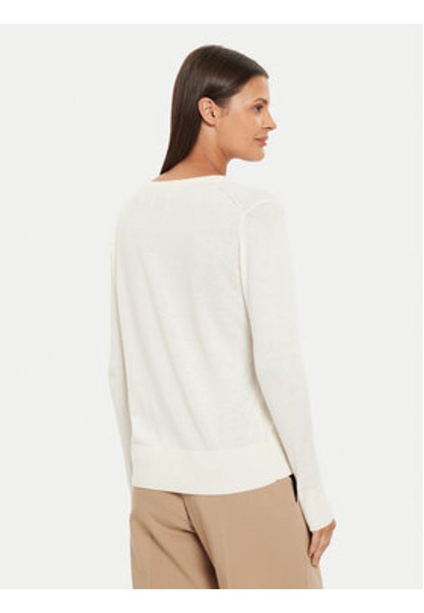 GANT - Gant Sweter 4803187 Écru Regular Fit. Materiał: bawełna