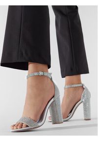 Steve Madden Sandały Carrson-R SM11000371-02003-968 Srebrny. Kolor: srebrny. Materiał: syntetyk #2