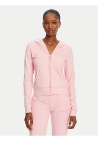 Juicy Couture Bluza Active JCSAS125401 Różowy Slim Fit. Kolor: różowy. Materiał: syntetyk