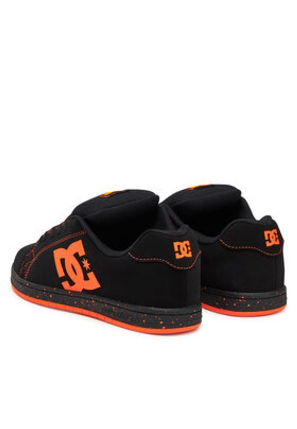 DC Shoes Sneakersy GAVELER ADYS100536-BO1 Czarny. Kolor: czarny. Materiał: nubuk, skóra
