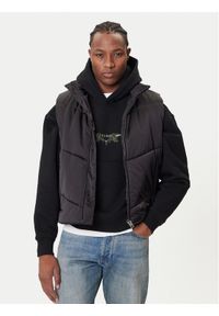 Hugo - HUGO Kamizelka Berolino2531 50541591 Czarny Regular Fit. Kolor: czarny. Materiał: syntetyk #1