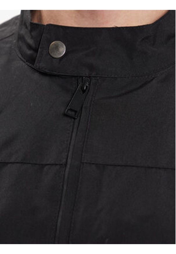 Brave Soul Kurtka bomber MJK-LOWTHER Czarny Regular Fit. Kolor: czarny. Materiał: syntetyk