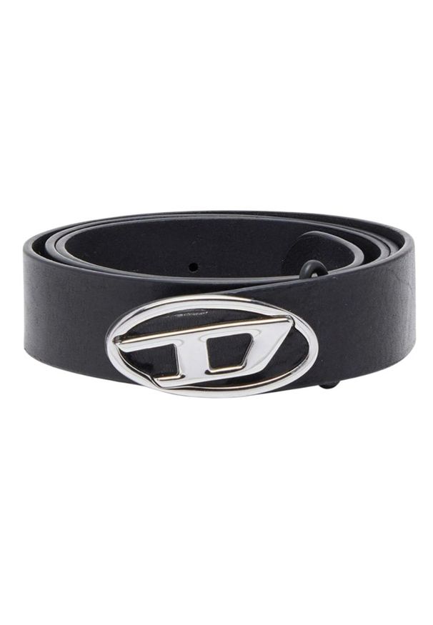 Diesel - DIESEL Czarny męski pasek B-1DR-LAYER, Rozmiar 100. Kolor: czarny