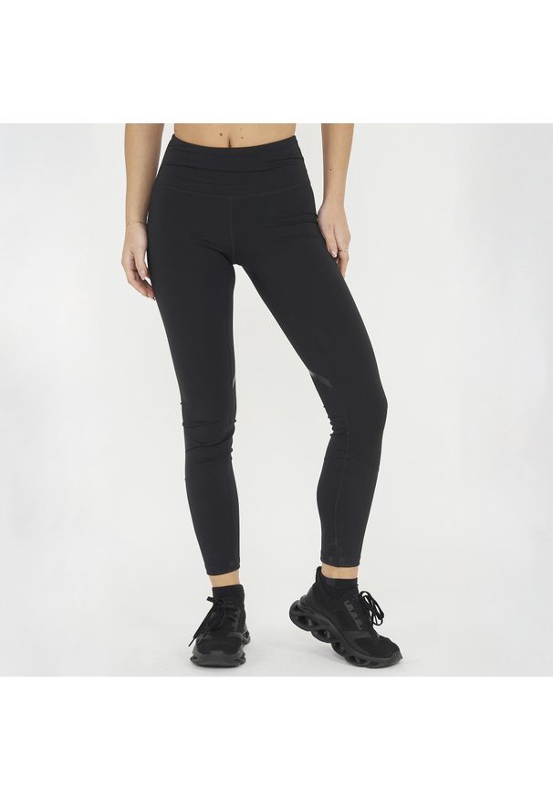LEGEA - legginsy fitness damskie neso czarne. Kolor: czarny. Materiał: nylon, elastan. Sport: fitness