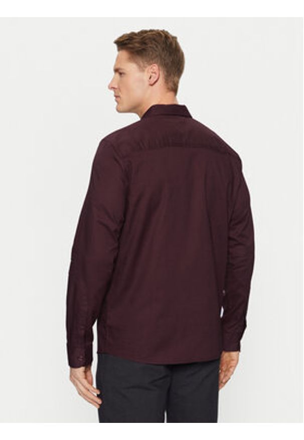 Only & Sons Koszula Pete 22033255 Bordowy Regular Fit. Kolor: czerwony. Materiał: bawełna