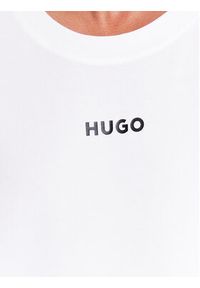 Hugo T-Shirt 50493057 Biały Relaxed Fit. Kolor: biały. Materiał: bawełna