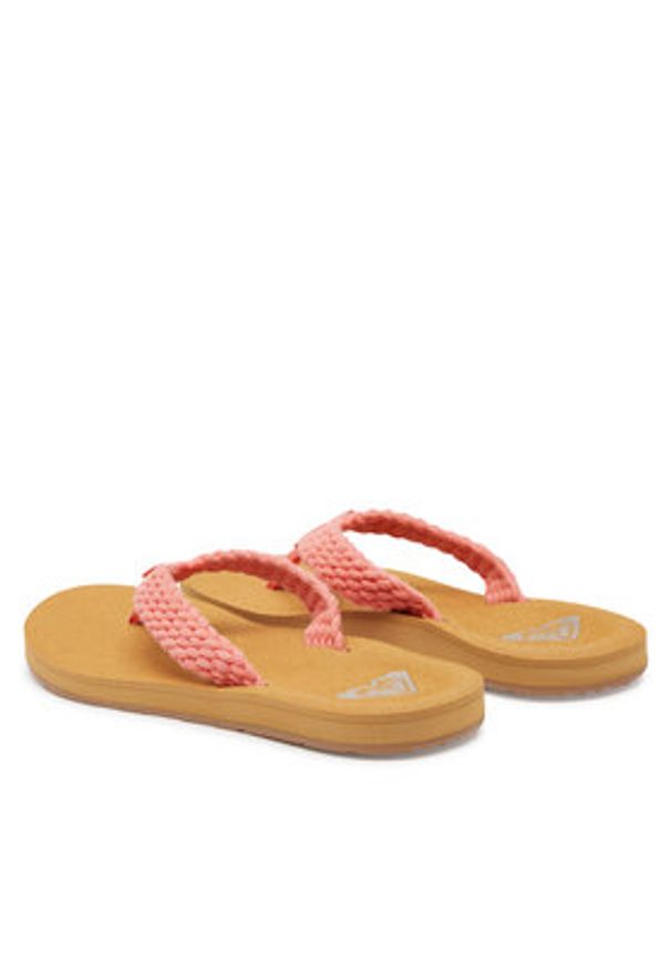 Roxy Japonki ARJL101166 Koralowy. Kolor: pomarańczowy. Materiał: materiał