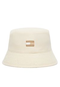 TOMMY HILFIGER - Tommy Hilfiger Kapelusz Heritage Bucket AW0AW17581 Beżowy. Kolor: beżowy. Materiał: materiał, bawełna