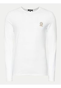 VERSACE - Versace Longsleeve AUU01007 1A10011 Biały Regular Fit. Kolor: biały. Materiał: bawełna. Długość rękawa: długi rękaw #5