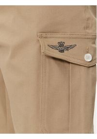 Aeronautica Militare Spodnie materiałowe 241PA1579CT3247 Beżowy Slim Fit. Kolor: beżowy. Materiał: bawełna
