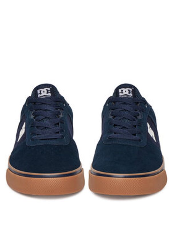 DC Shoes Tenisówki AW247501 Granatowy. Kolor: niebieski. Materiał: skóra, zamsz