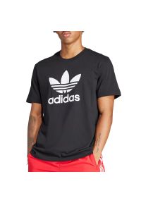 Adidas - Koszulka adidas Originals Adicolor Outline Trefoil IU2364 - czarna. Kolor: czarny. Materiał: bawełna, dzianina. Długość rękawa: krótki rękaw. Długość: krótkie